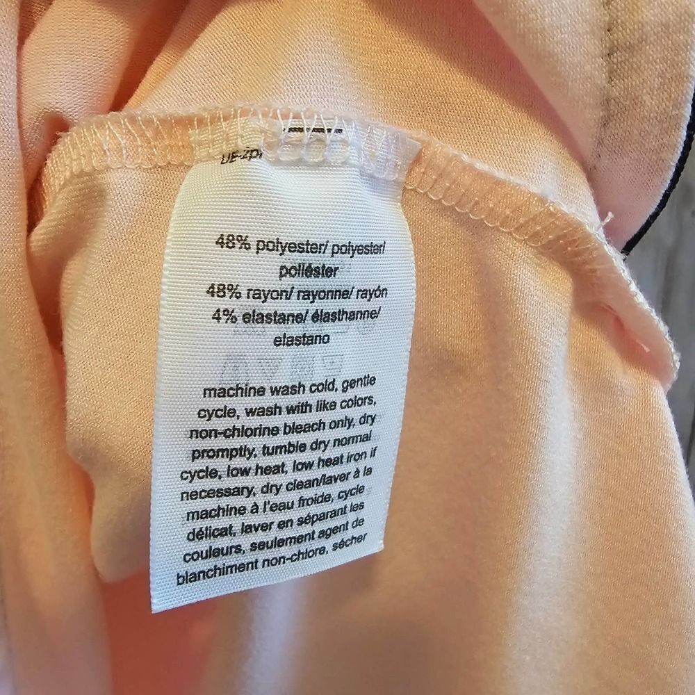 Tommy Hilfiger women's rose, light pink top XS - Picture 8 of 9